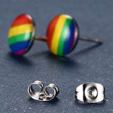 Small rainbow earrings nz