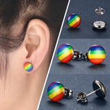 Small rainbow earrings nz