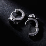 Small skull earrings Silver nz