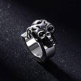Small skull earrings Silver nz