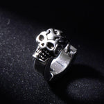 Small skull earrings Silver nz