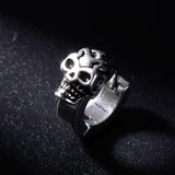 Small skull earrings Silver nz
