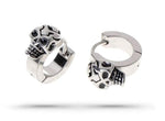 Small skull earrings Silver nz