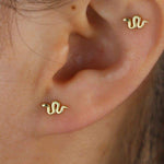 Small snake earrings nz