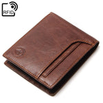 Small wallet with RFID protection Coffee brown nz