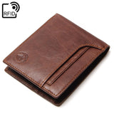 Small wallet with RFID protection Coffee brown nz