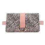 Small women’s bum bag Zebra (white and pink) nz