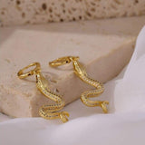 Snake drop earrings nz