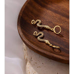 Snake drop earrings nz