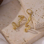Snake drop earrings nz