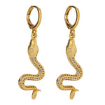 Snake drop earrings nz