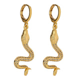 Snake drop earrings nz