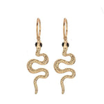 Snake drop style earrings nz