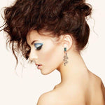 Snake earrings with rhinestone gems nz