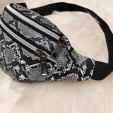 Snake leather bum bag nz