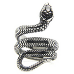 Snake ring stainless steel nz