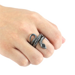 Snake ring stainless steel nz