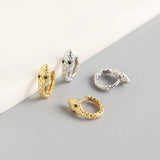 Snake Round earrings nz