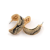 Snake skin earrings nz