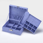 Soft Velvet Jewellery Case Violet nz