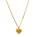 Solid gold heart pendant nz