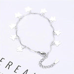 Solid silver butterfly bracelet nz