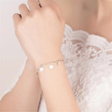 Solid silver butterfly bracelet nz