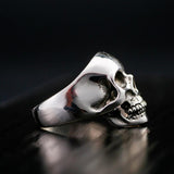Solid Silver Skull Ring nz