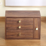 Solid Wood Jewellery Box Walnut nz