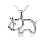 Sparkling Elephant Pendant nz