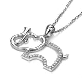 Sparkling Elephant Pendant nz