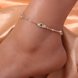 Sparkly anklet Gold nz