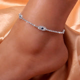 Sparkly anklet Silver nz