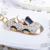 Sparkly car keychain Black nz