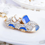 Sparkly car keychain Blue nz
