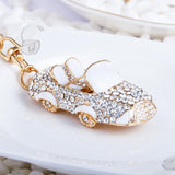 Sparkly car keychain White nz
