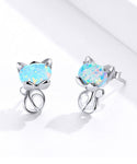 Sparkly cat earrings nz
