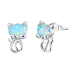 Sparkly cat earrings nz