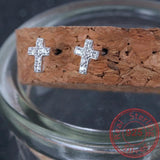 Sparkly cross earrings nz