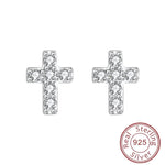 Sparkly cross earrings nz