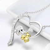 Sparkly elephant heart necklace nz
