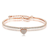 Sparkly Heart Bracelet Type nz