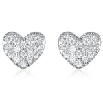 Sparkly heart earrings nz