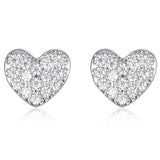 Sparkly heart earrings nz