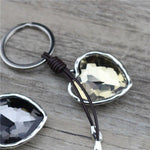 Sparkly heart keyring White nz