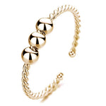 Spinner ring with rotating balls Gold nz
