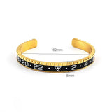 Sports bangle Gold and black / 62 mm nz