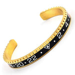 Sports bangle Gold and black / 62 mm nz