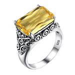 Square citrine ring nz