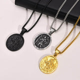 St Christopher cross necklace Gold nz